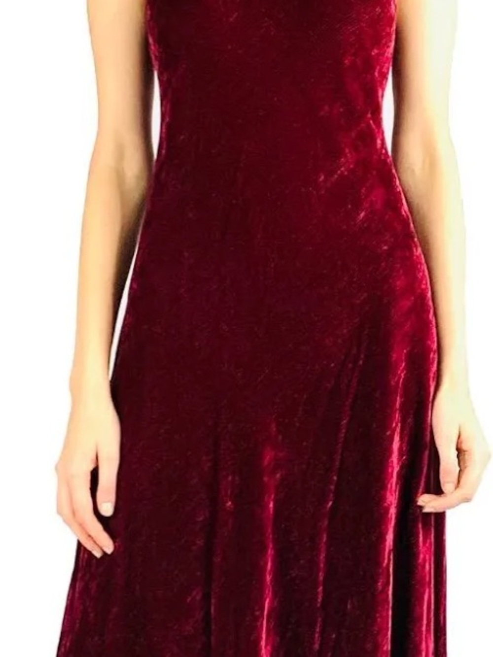 Sies Marjan Burgundy Velvet Maxi Dress